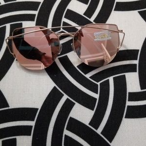 Rose gold mirror sunglasses- free with purchase